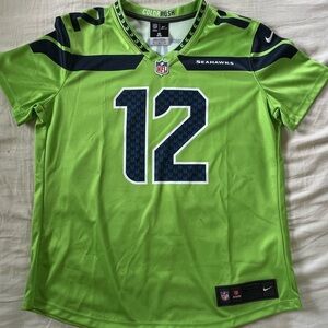 Nike Seahawks Lime Green Jersey
